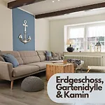 Smittshoern 3 - Nordsee Erdgeschosswohnung Mit Eingezaeunten Garten, Kamin Und Lounge!